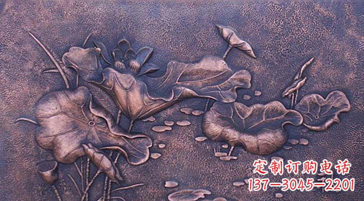 重庆锻铜荷花雕塑