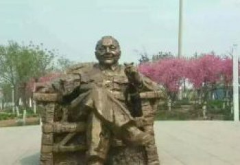 重庆中领雕塑邓小平坐式铜雕