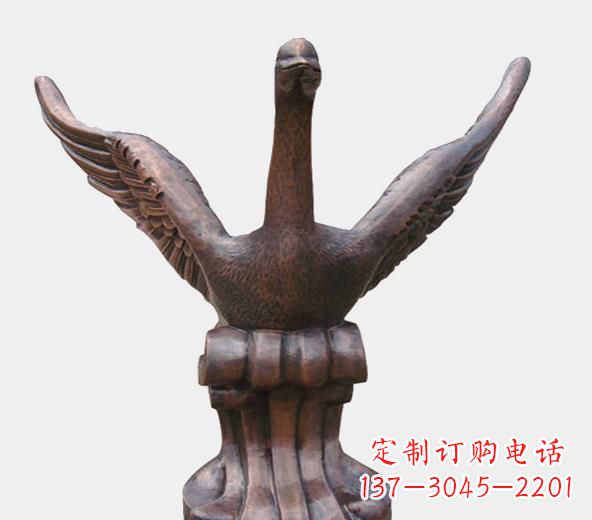重庆高级锻铜天鹅雕塑