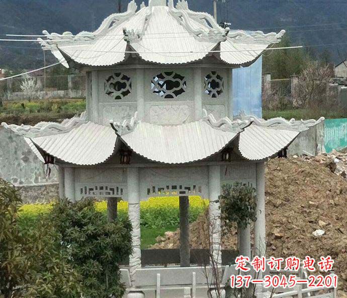 重庆古典凉亭石雕