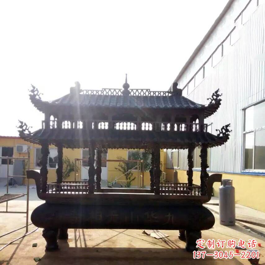 重庆多层铜香炉