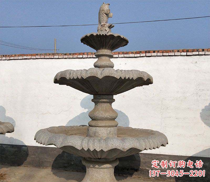 重庆多层石质喷泉雕塑