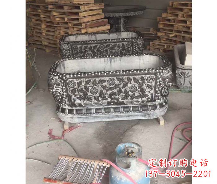 重庆仿古石水缸雕塑