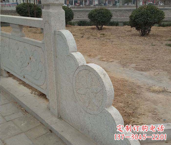重庆仿古护城河石雕栏板