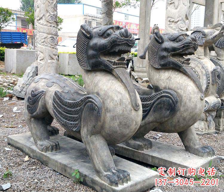 重庆仿古貔貅门口招财石雕