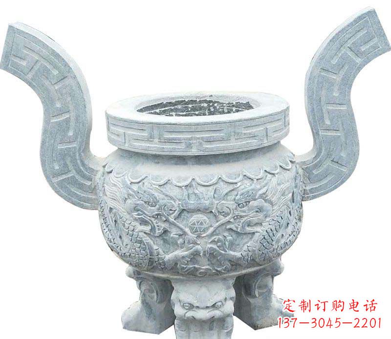 重庆精美仿古香炉石雕