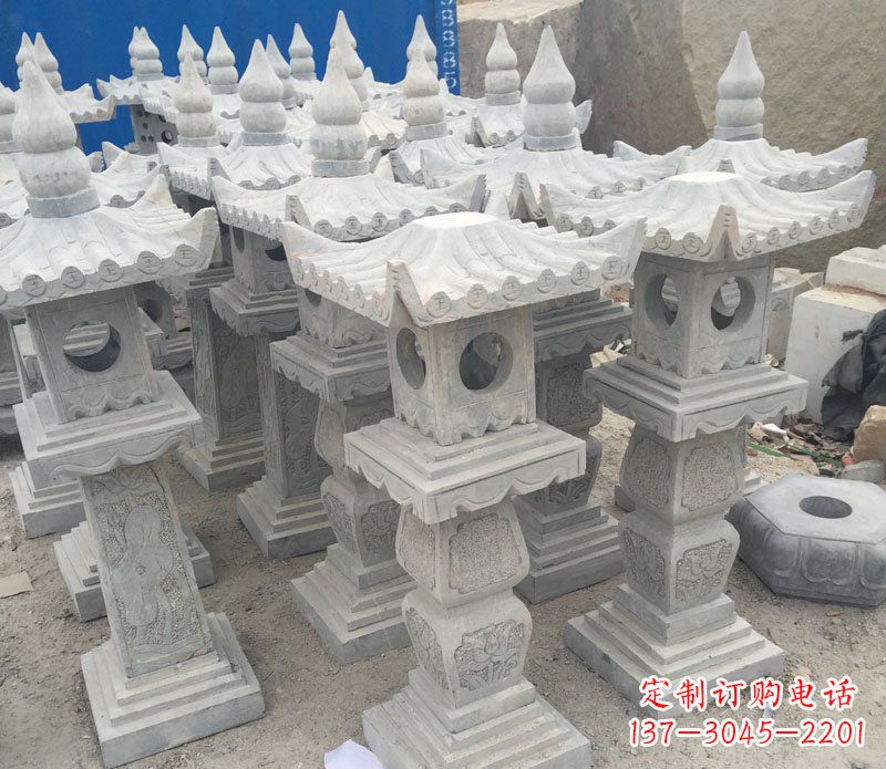 重庆仿古石灯园林景观石雕