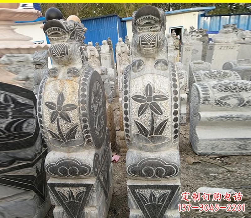 重庆仿古石门墩雕塑,传承历史文化