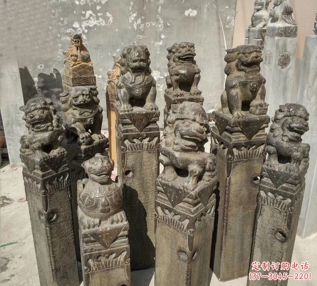 重庆仿古马雕塑,高端定制艺术石雕