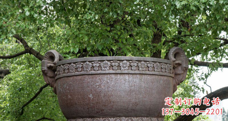 重庆中领雕塑仿古水缸铜雕
