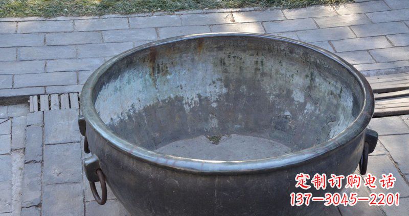 重庆仿古铜水缸铜雕