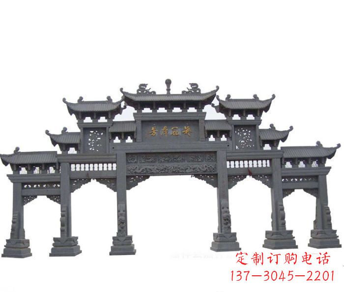 重庆产品名称仿古牌坊石雕