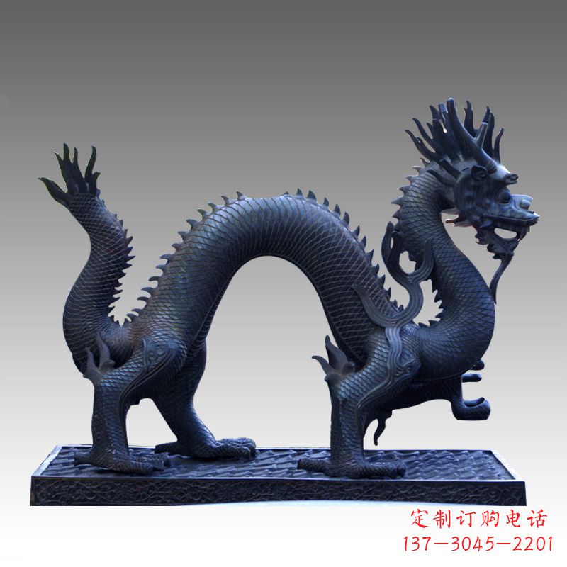 重庆古典风格神龙铜雕