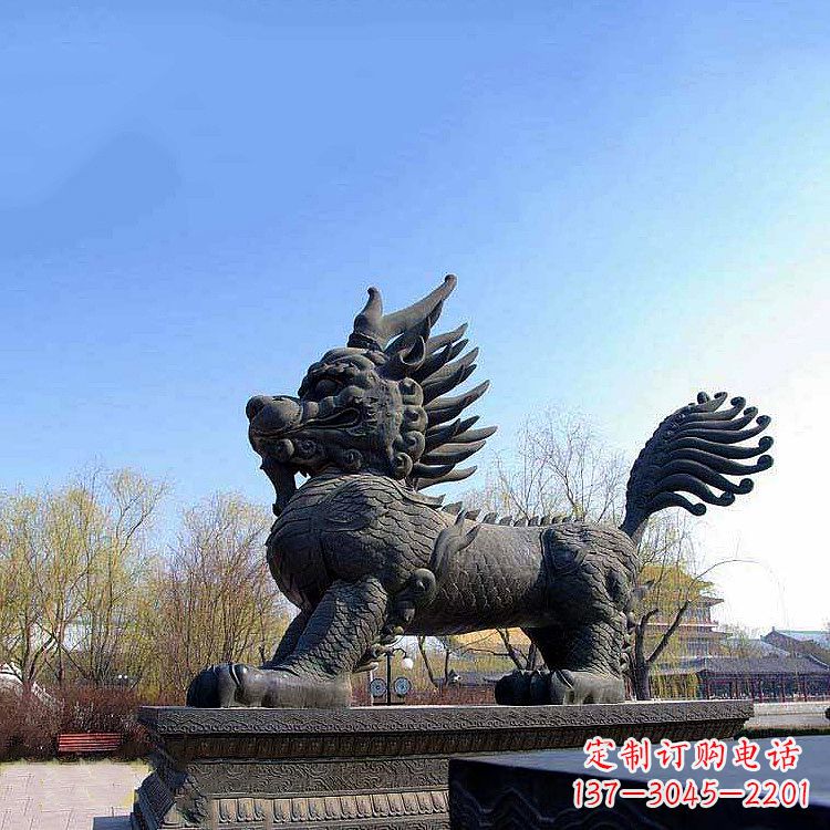 重庆古典麒麟雕塑,精美绝伦