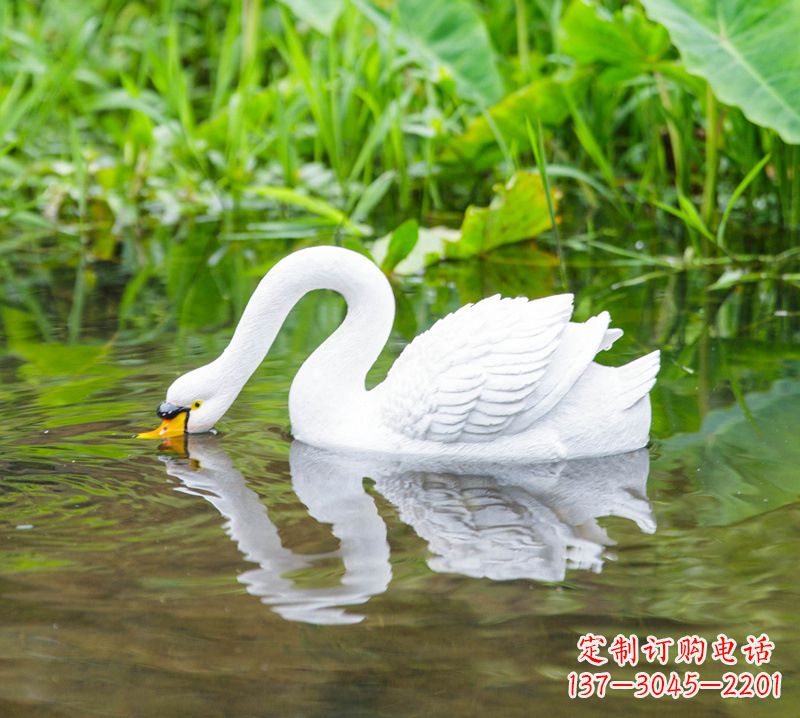 重庆仿真白天鹅曲脖喝水款