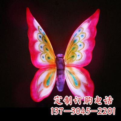重庆定制发光蝴蝶雕塑