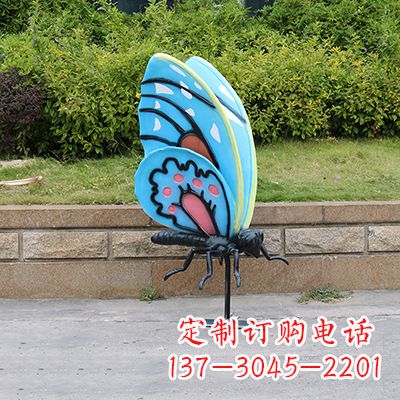 重庆仿真蝴蝶_大号蓝色款116x75x160