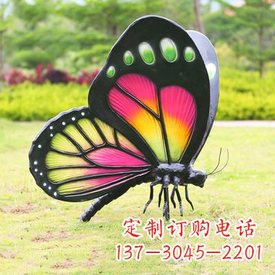 重庆仿真蝴蝶_品红色款405x78x110