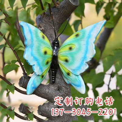 重庆仿真蝴蝶_小号湖蓝色17x17x10