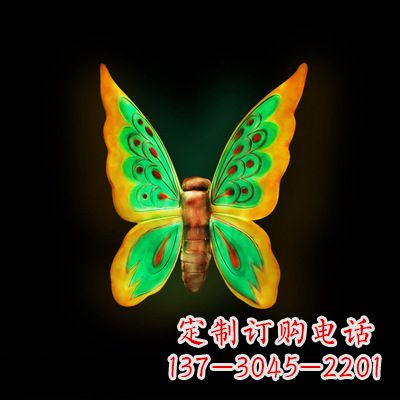 重庆仿真蝴蝶_小号绿色发光款37x48x20