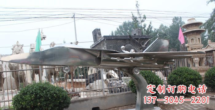 重庆飞机模型不锈钢企业雕塑