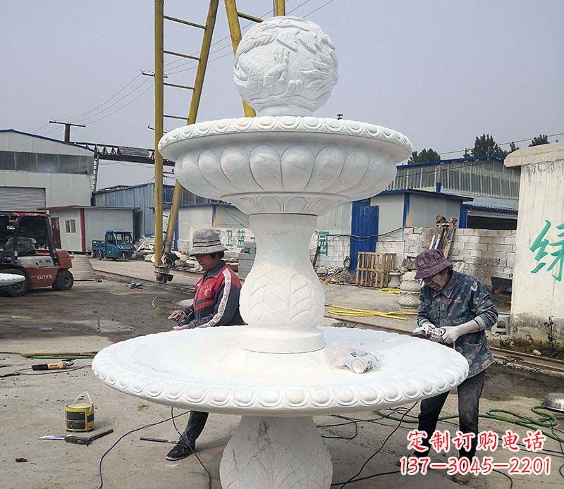 重庆风水球喷泉石雕1