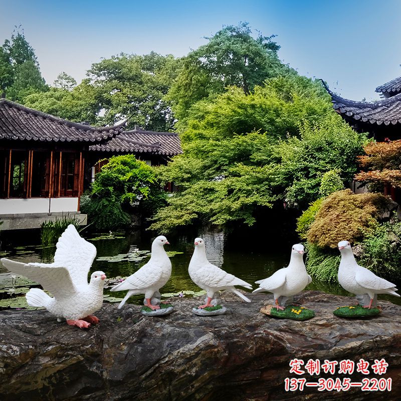 重庆令人惊艳的鸽子雕塑