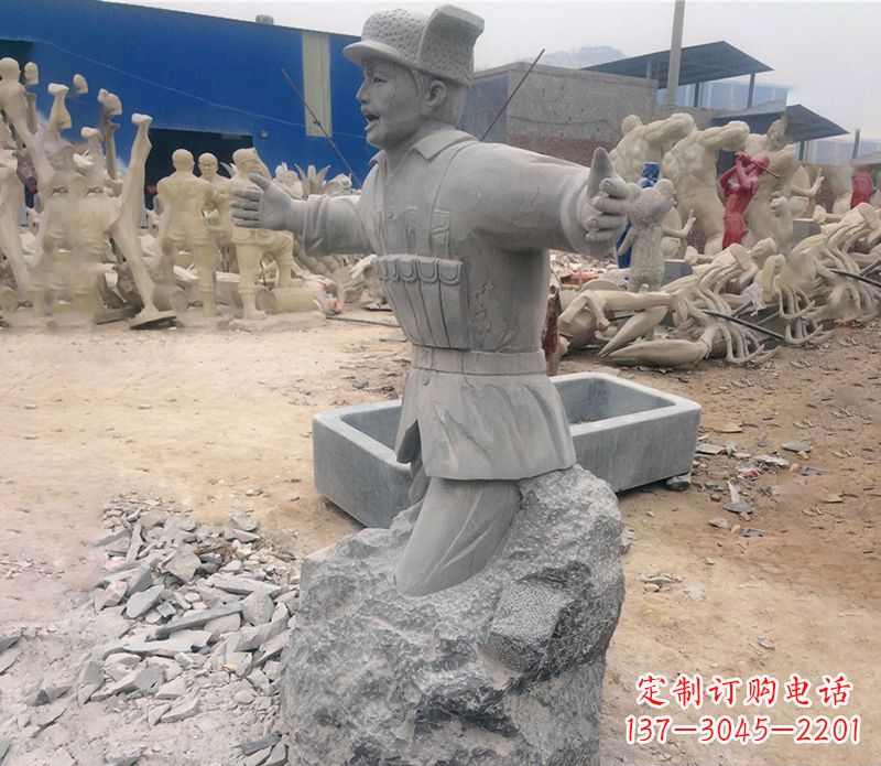 重庆革命黄继光石雕