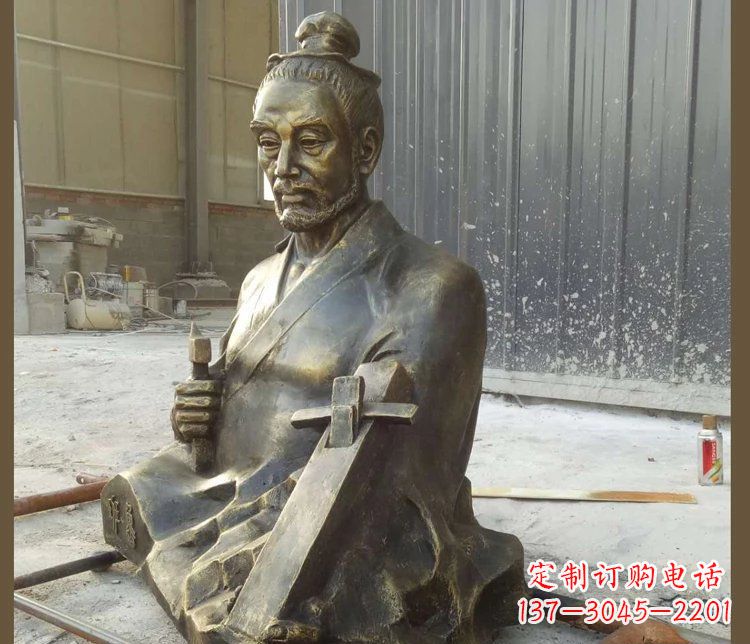 重庆青铜鲁班雕塑,赞颂传统工匠精湛技艺