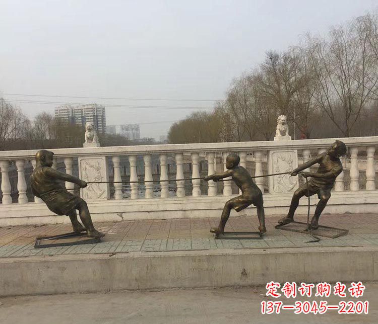 重庆中领雕塑 | 铜雕像,营造欢乐的童年回忆