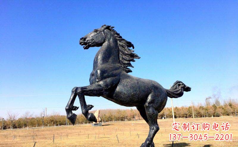 重庆精美铜雕奔马动物雕塑