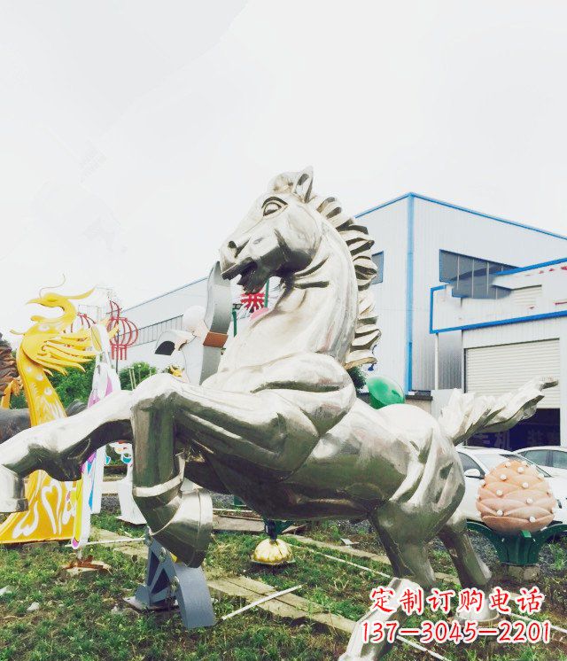 重庆产品名称优雅的不锈钢雕塑——奔马
