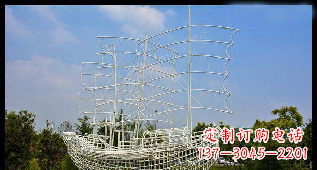 重庆唯美不锈钢帆船雕塑