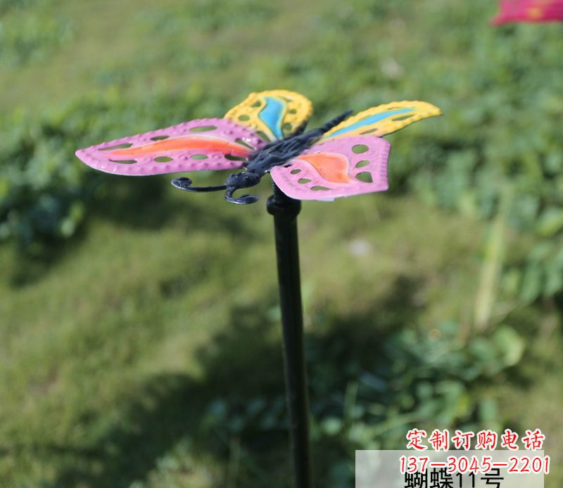 重庆个性化不锈钢彩色蝴蝶雕塑