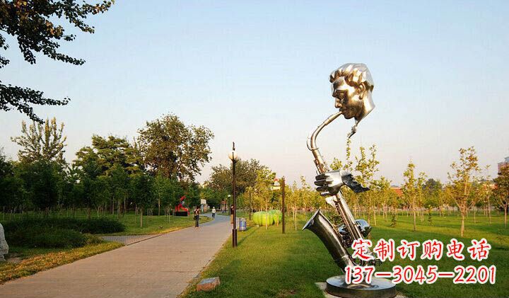 重庆不锈钢萨克斯抽象雕塑