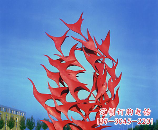 重庆立体不锈钢大雁雕塑