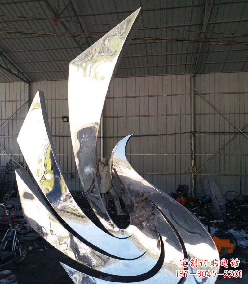 重庆精巧不锈钢和平鸽雕塑