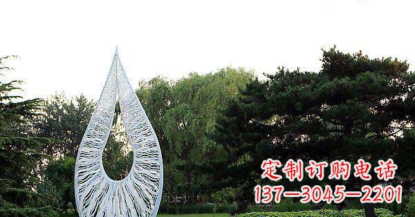 重庆精美水滴不锈钢雕塑