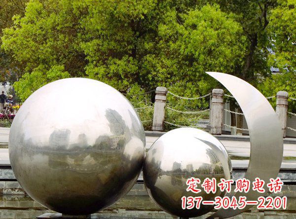 重庆别出心裁不锈钢地球雕塑