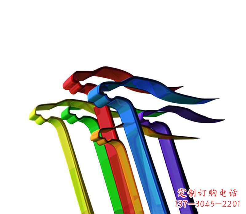 重庆欣赏性强的不锈钢飞翔飘带景观雕塑
