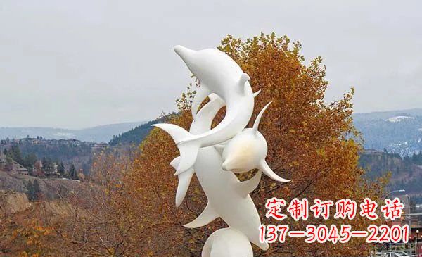 重庆山东中领雕塑海豚雕塑让自然之美悠然而生
