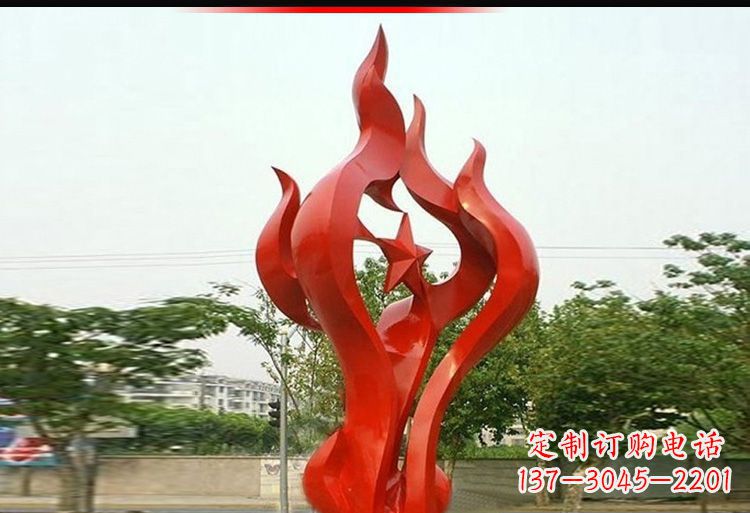 重庆 不锈钢火炬雕塑-美轮美奂