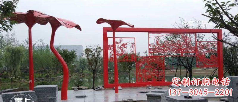 重庆不锈钢龙凤雕塑