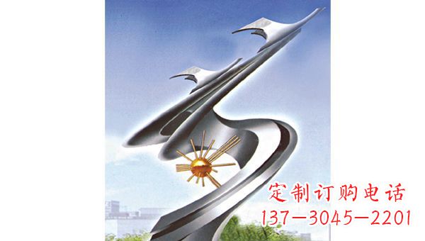 重庆展翅飞翔伊甸园不锈钢翅膀雕塑