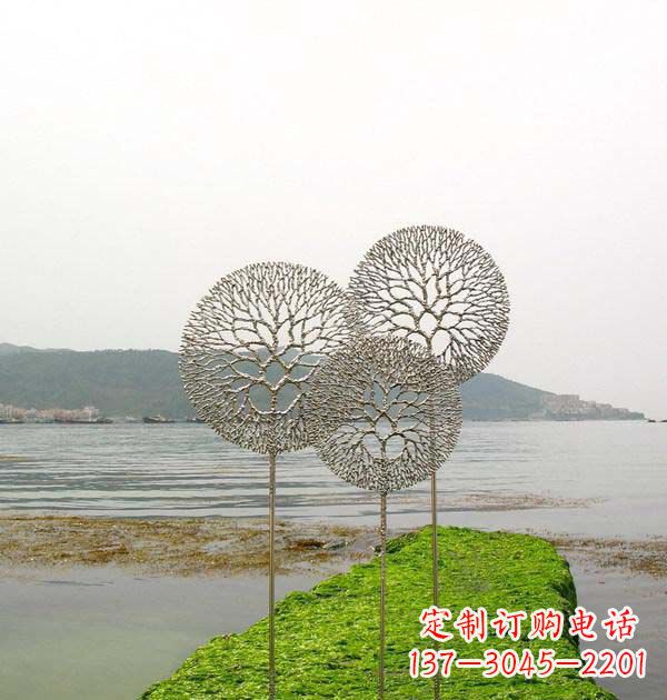 重庆 迷人的不锈钢蒲公英雕塑