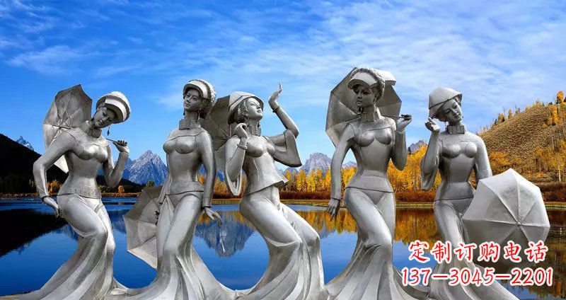 重庆现代少女雕塑