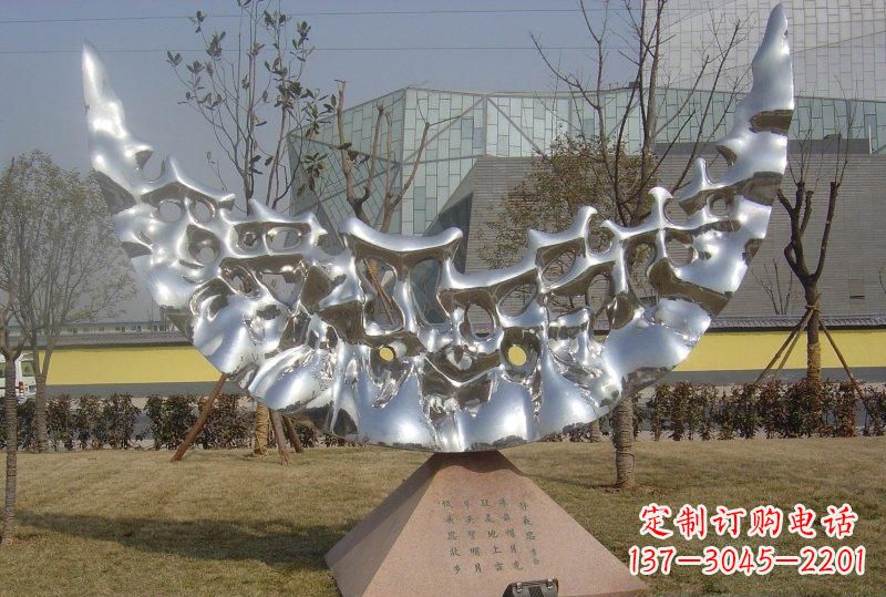 重庆新款不锈钢月亮景观雕塑