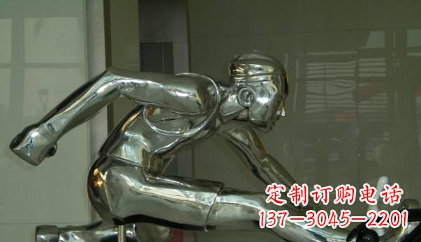重庆不锈钢运动员雕塑