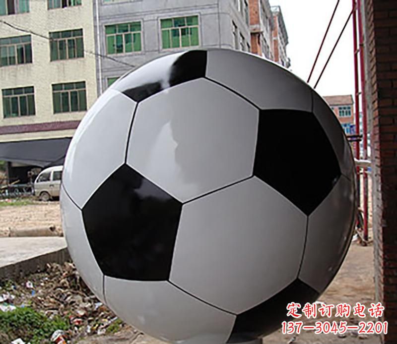 重庆优质不锈钢足球雕塑