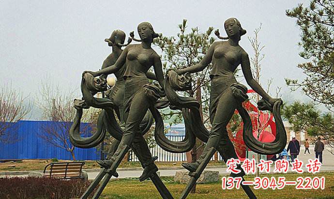 重庆中领雕塑精美女孩雕塑
